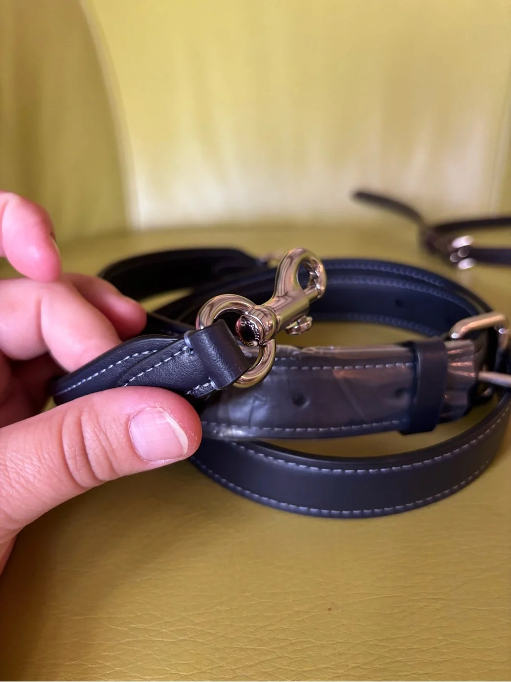 Coach Replacement Shoulder Strap Lot (3) Leather Adjustable Crossbody Straps - Picture 6 of 12